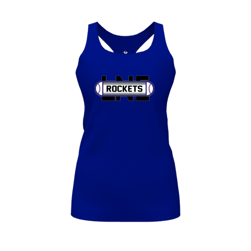[FT0TRBRY-FYS-LOGO1] Decker Racerback Tank Top (Female Youth S, Royal, Logo 1)