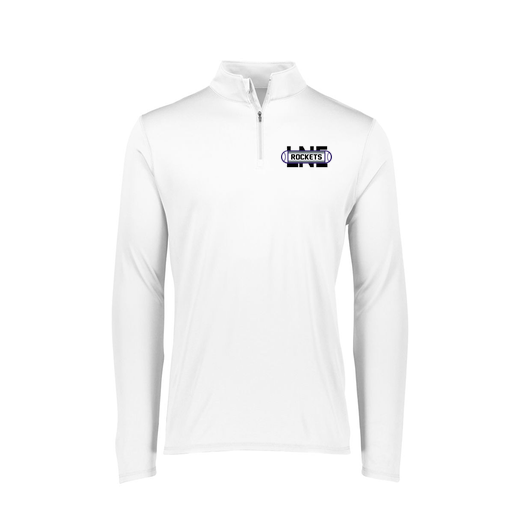 [FTLQFLWH-FAXS-LOGO1] Decker Women's Flex-Lite 1/4 Zip Shirt (Female Adult XS, White, Logo 1)