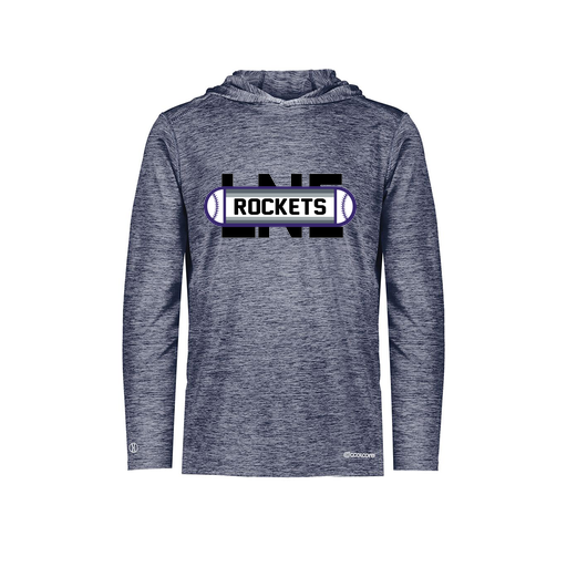 [FOLHCGNV-AS-LOGO1] Decker Men's Charge Hoodie (Adult S, Navy, Logo 1)